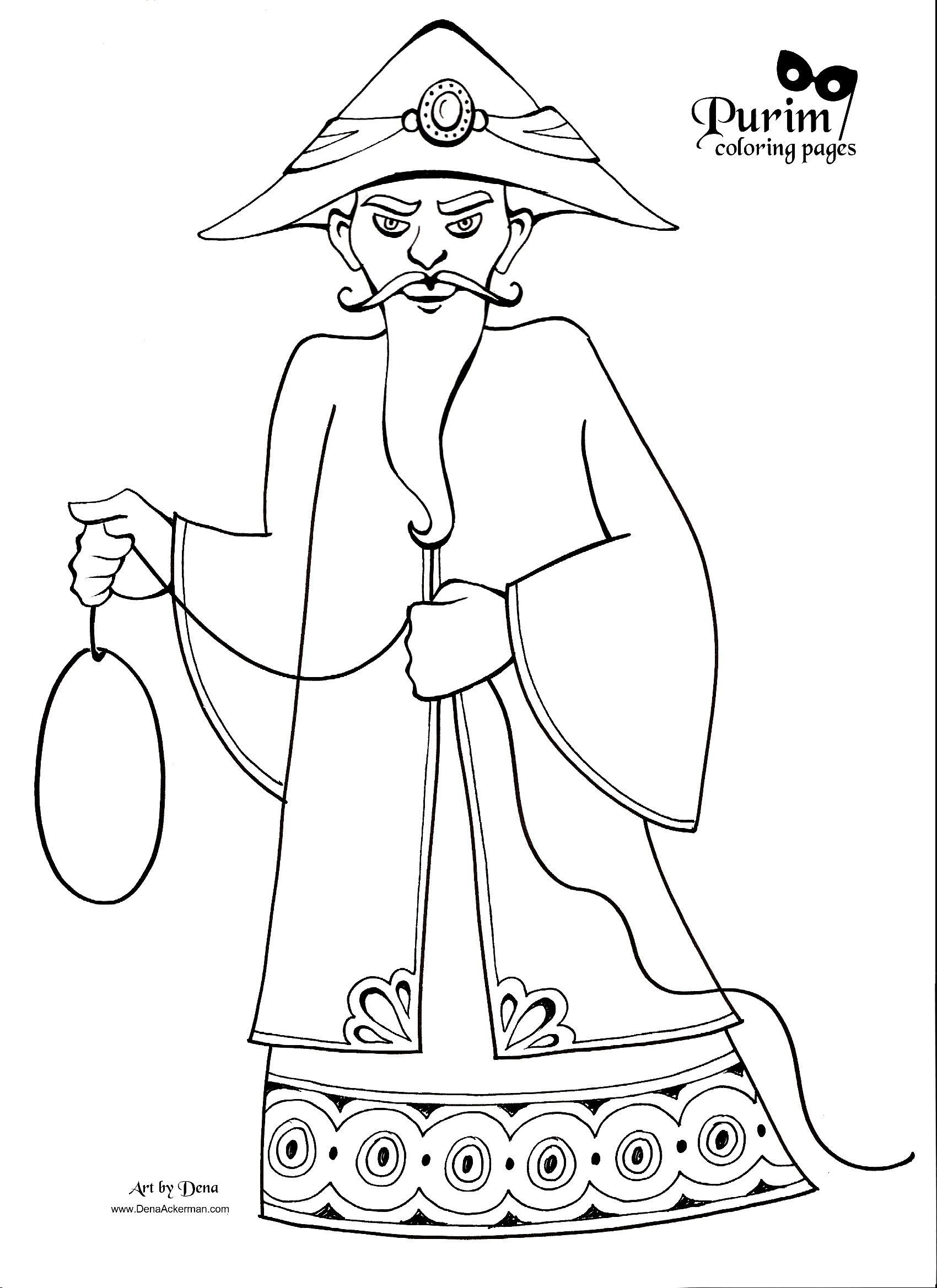 Purim Coloring Pages To Download And Print For Free