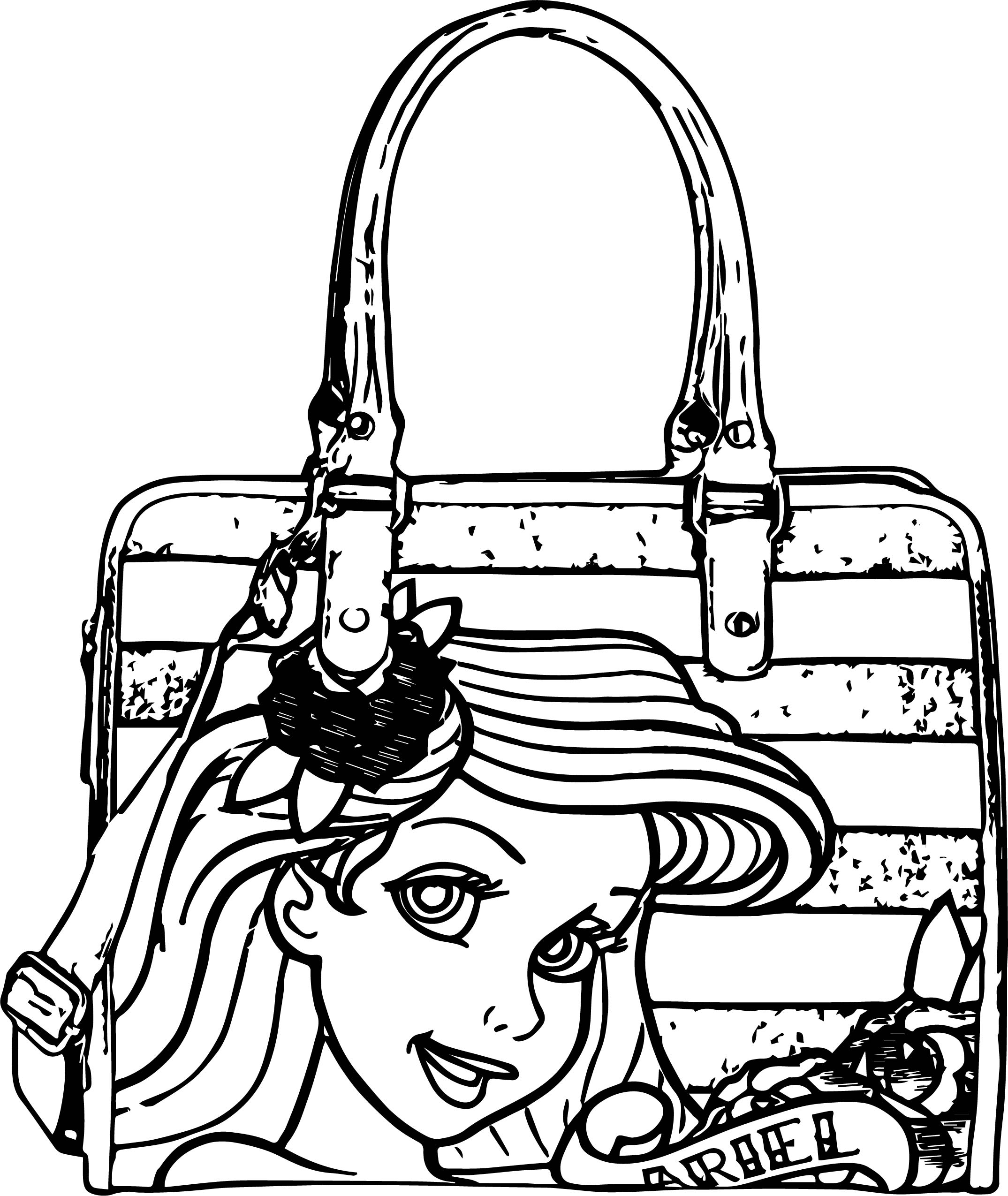 Printable Purse Coloring Pages