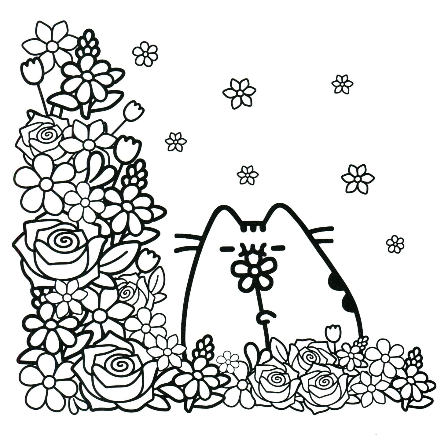 Pusheen Coloring Pages To Print