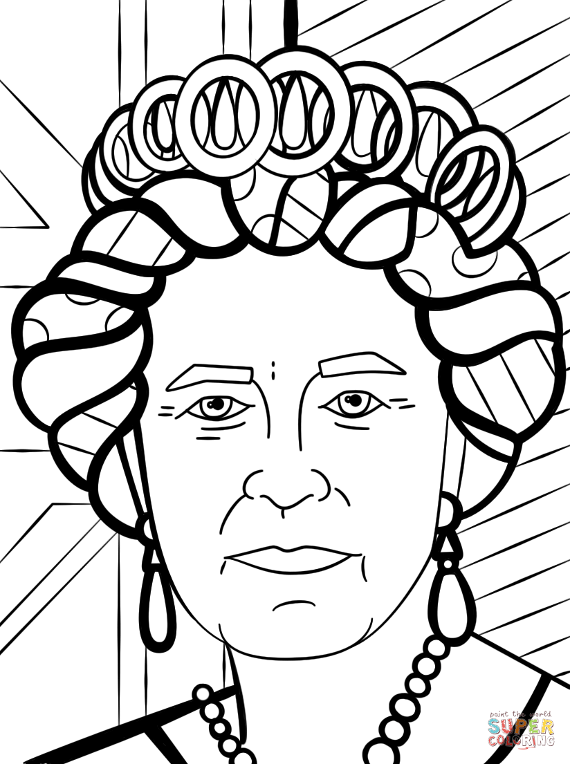 Queen Coloring Pages