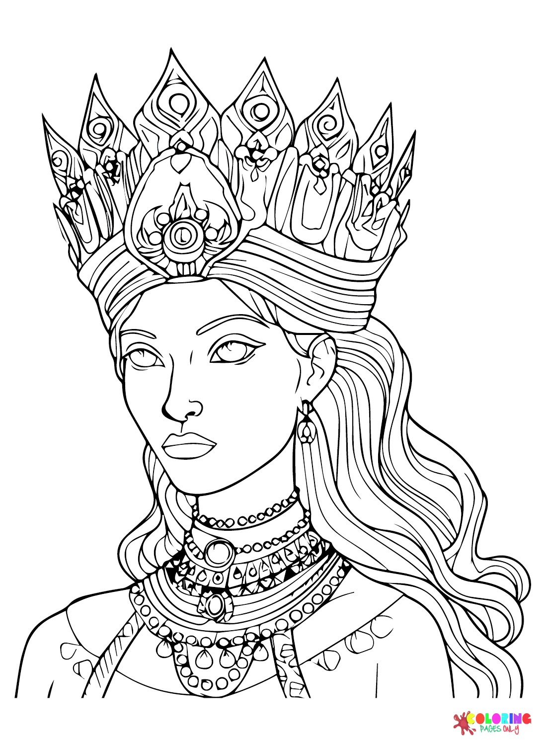 Queen Coloring Pages Printable For Free Download