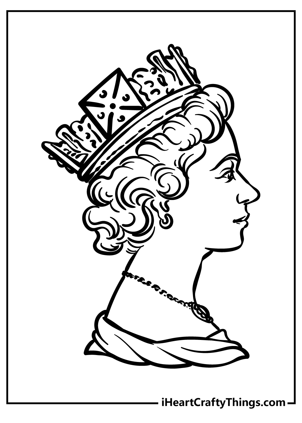 Queen Elizabeth II Coloring Pages Coloring Home
