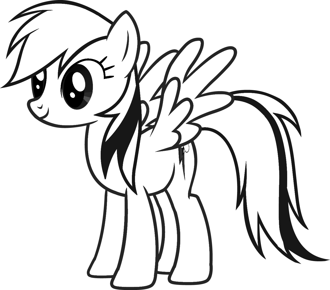 Rainbow Dash Coloring Pages Best Coloring Pages For Kids