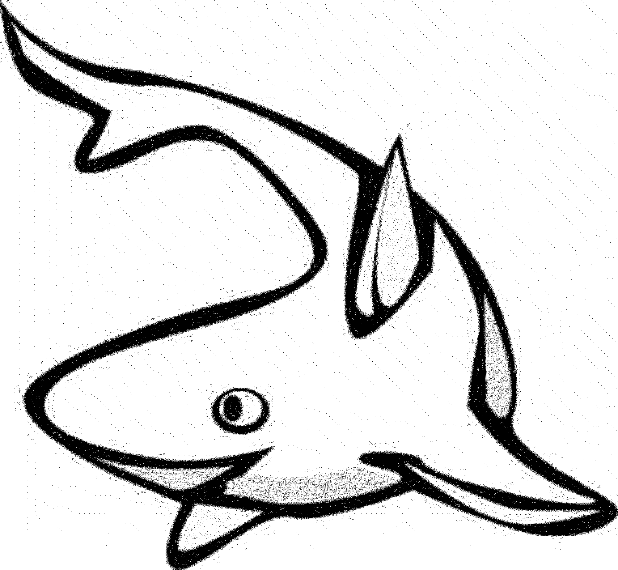 Rainbow Fish Printable Coloring Page