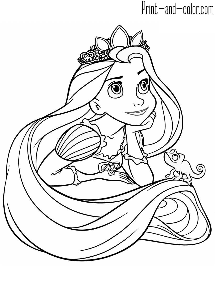 Rapunzel Coloring Pages Print And Color