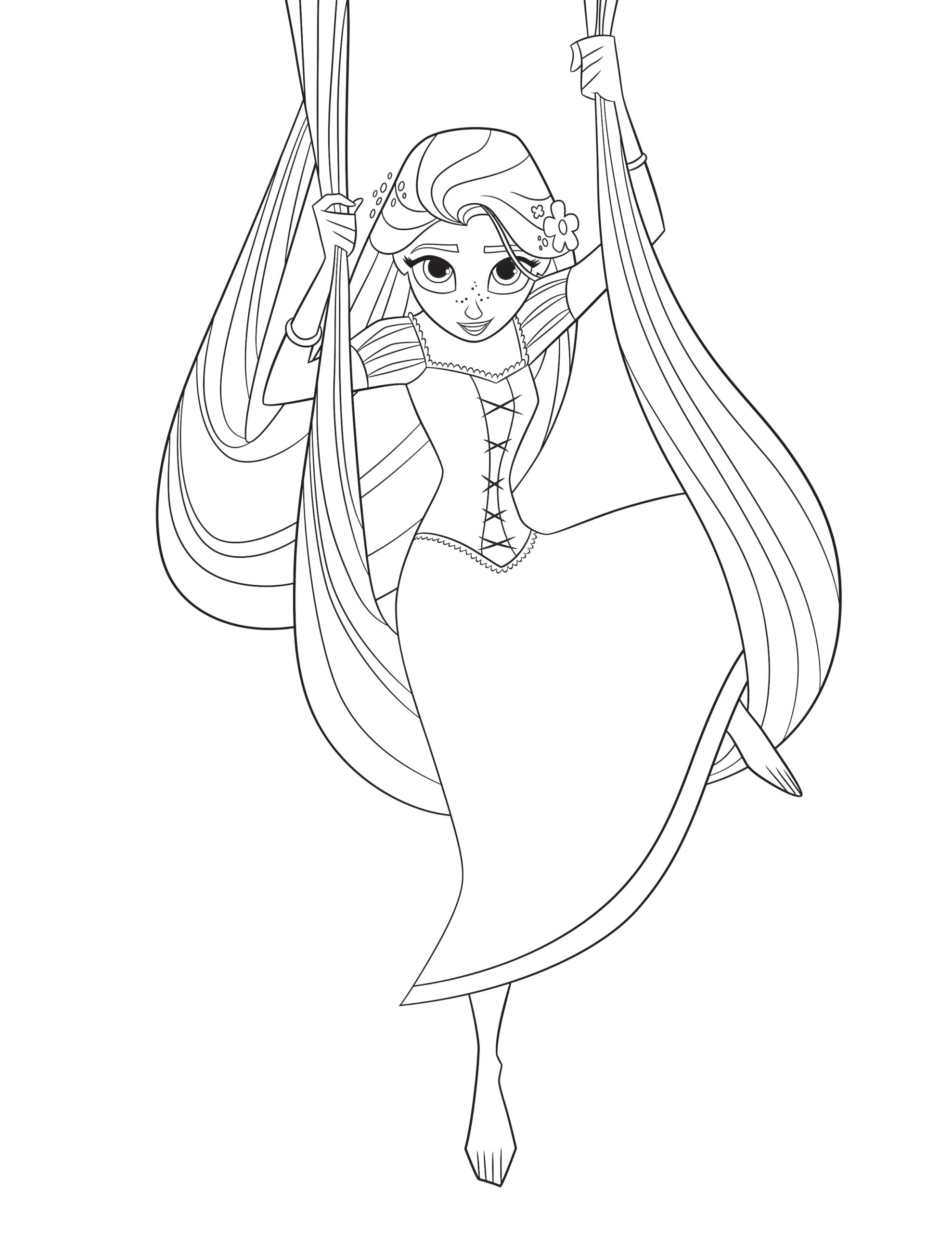 Tangled Coloring Pages