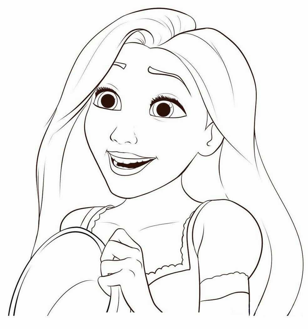 Rapunzel Tangled Coloring Pages
