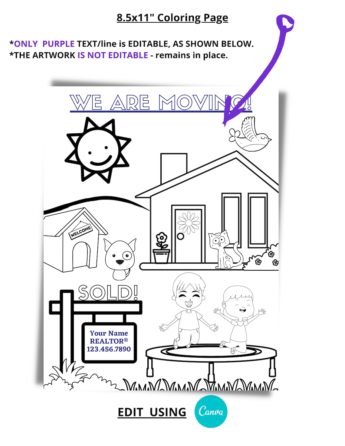 Real Estate Coloring Pages Coloring Pages