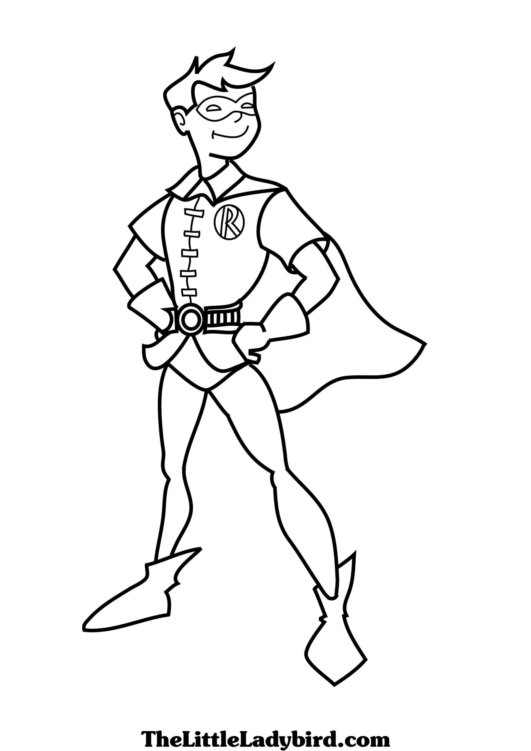 Batman Robin Coloring Pages