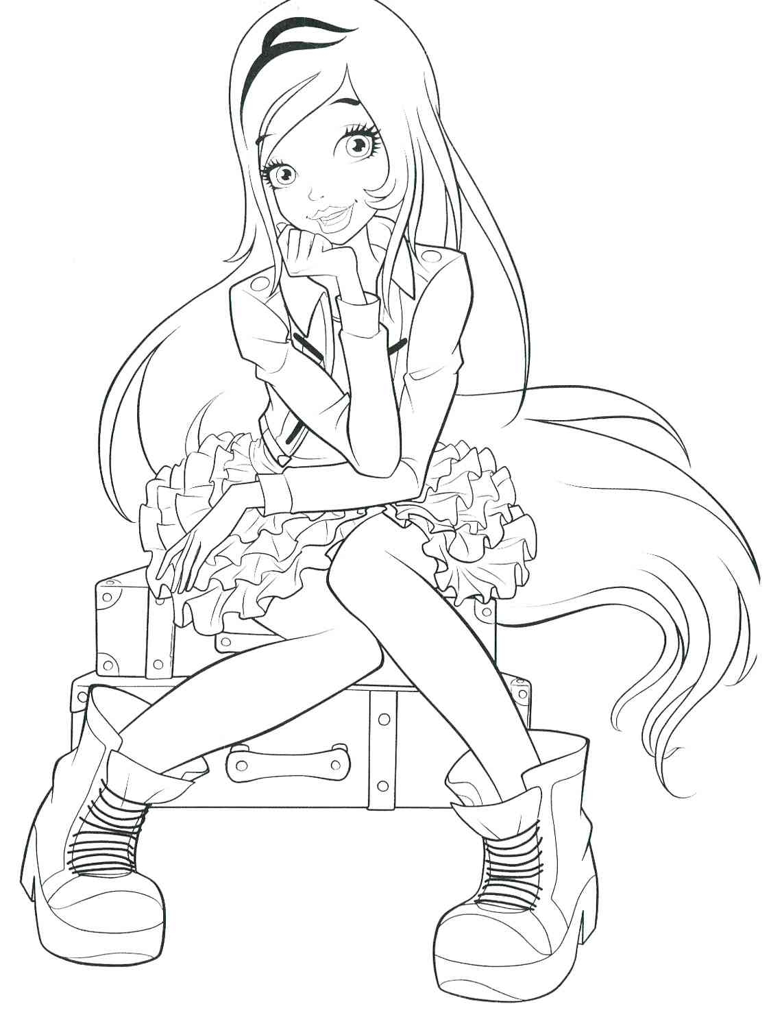 Regal Academy Printable Coloring Pages