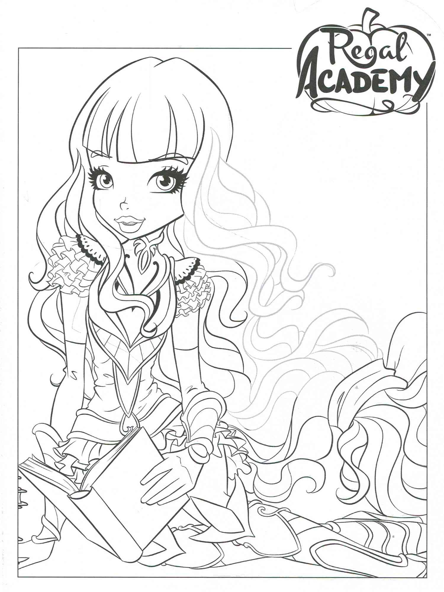 Regal Academy Coloring Pages