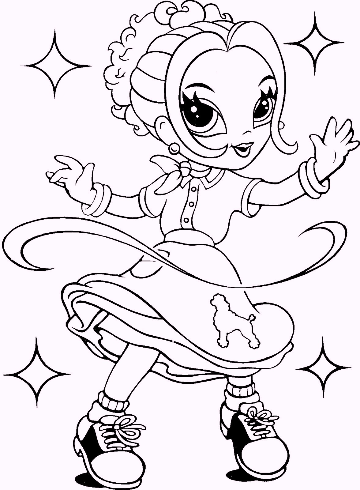 Related For Glamour Lisa Frank Coloring Pages For Girls