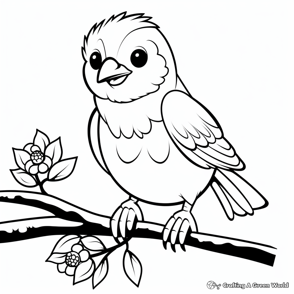 Robin Coloring Pages Free Printable