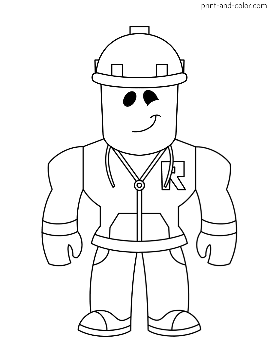 Roblox Coloring Pages To Print