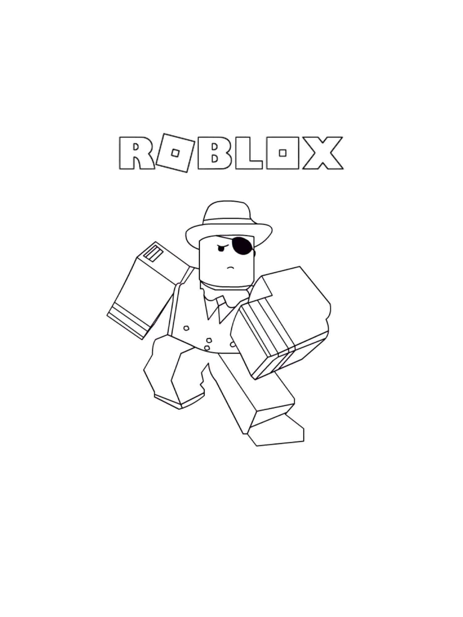 Roblox Coloring Pages