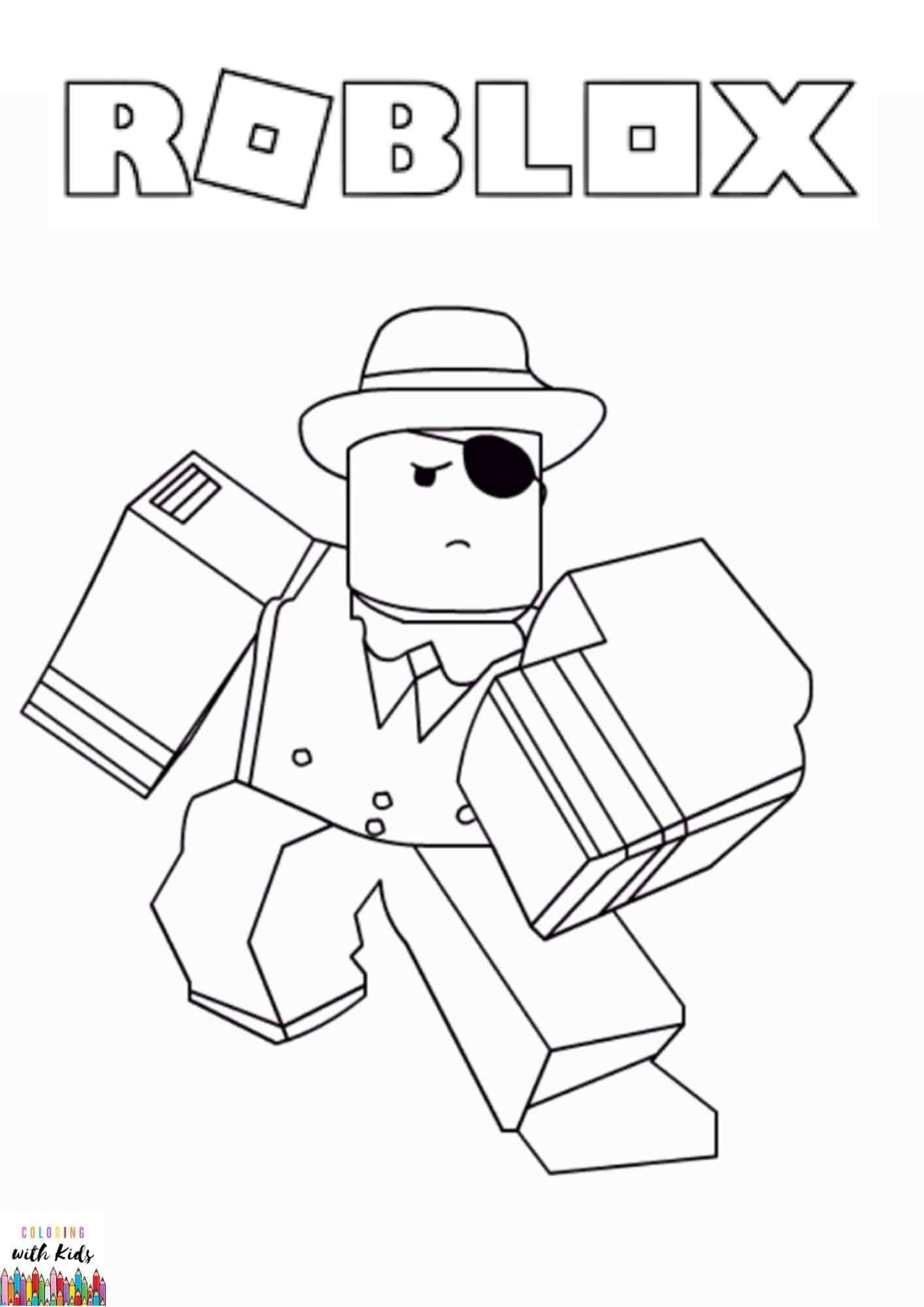 Roblox Coloring Page