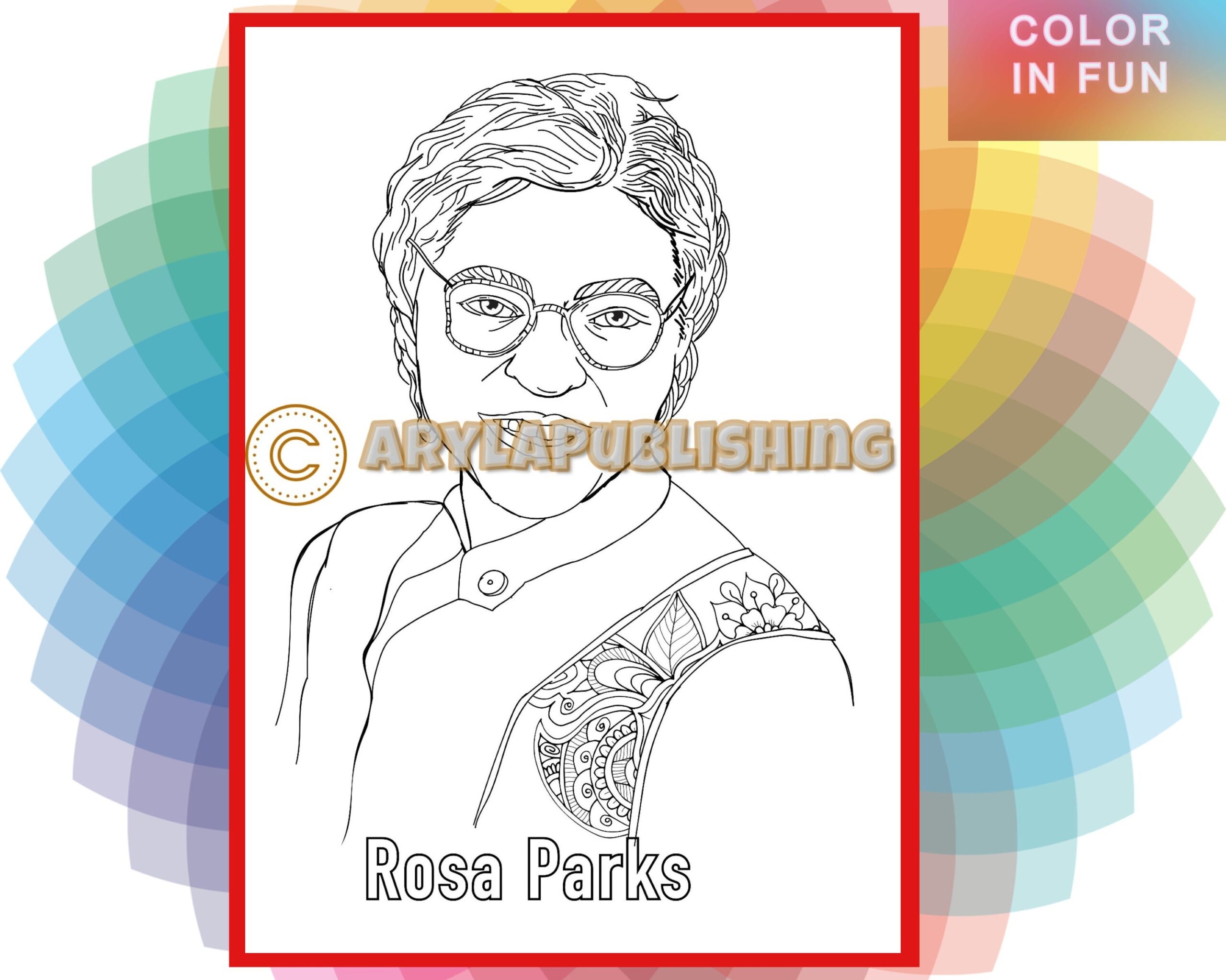 Rosa Parks Coloring Page