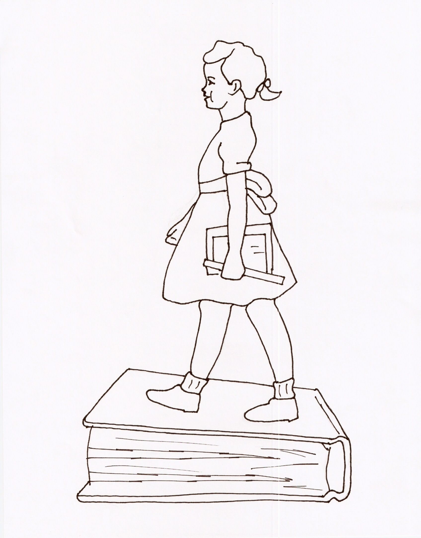 Ruby Bridges Goes To School By Ruby Bridges Coloring Page Black History Month Activities