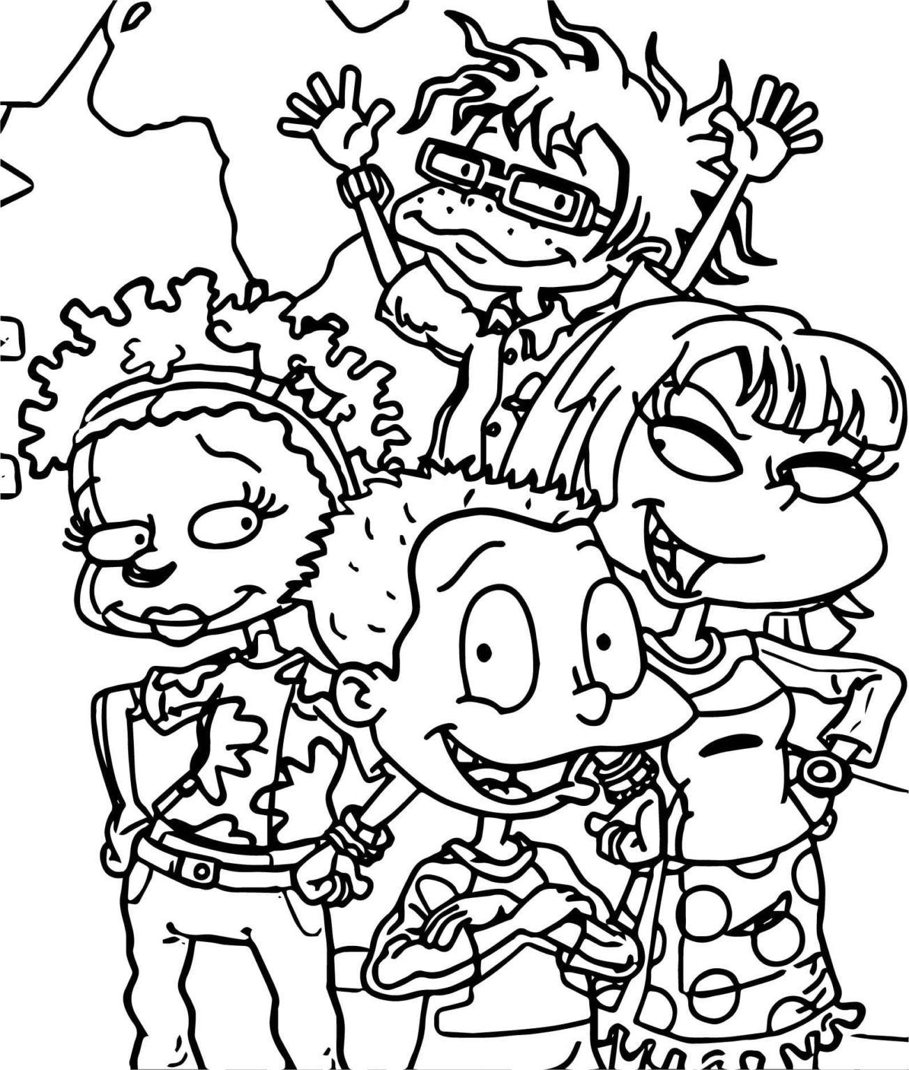 Rugrats Coloring Pages Print And Color Wonder Day
