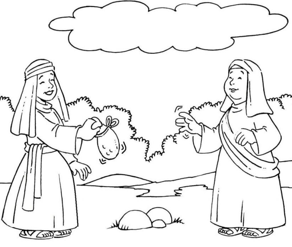 Ruth And Naomi Color Sheet Ryan Fritz S Coloring Pages