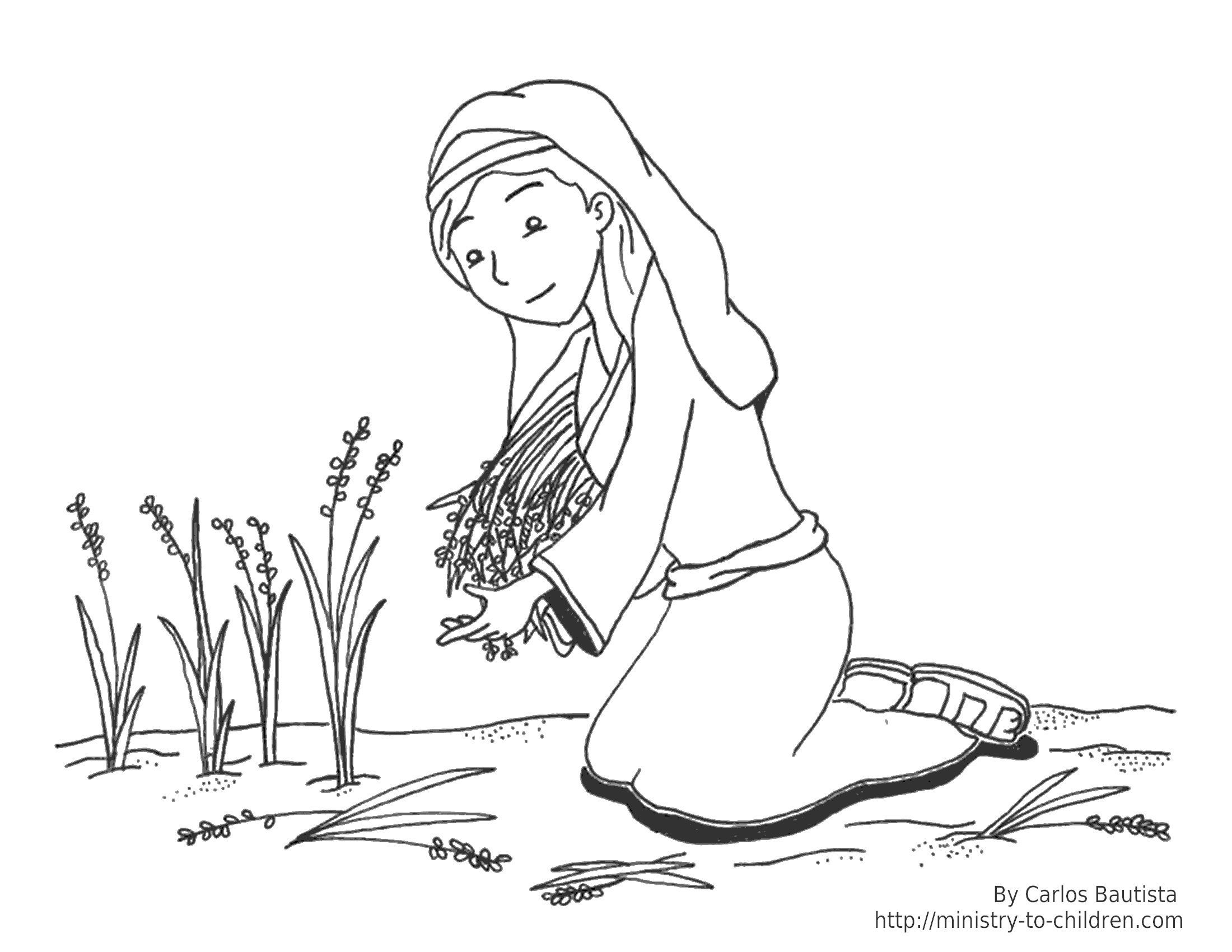 Ruth And Naomi Coloring Page At GetColorings Free Printable Colorings Pages To Print And Color