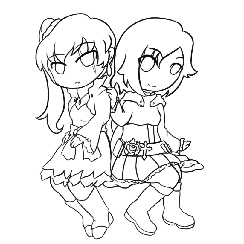 Rwby Character Coloring Pages Coloring Pages