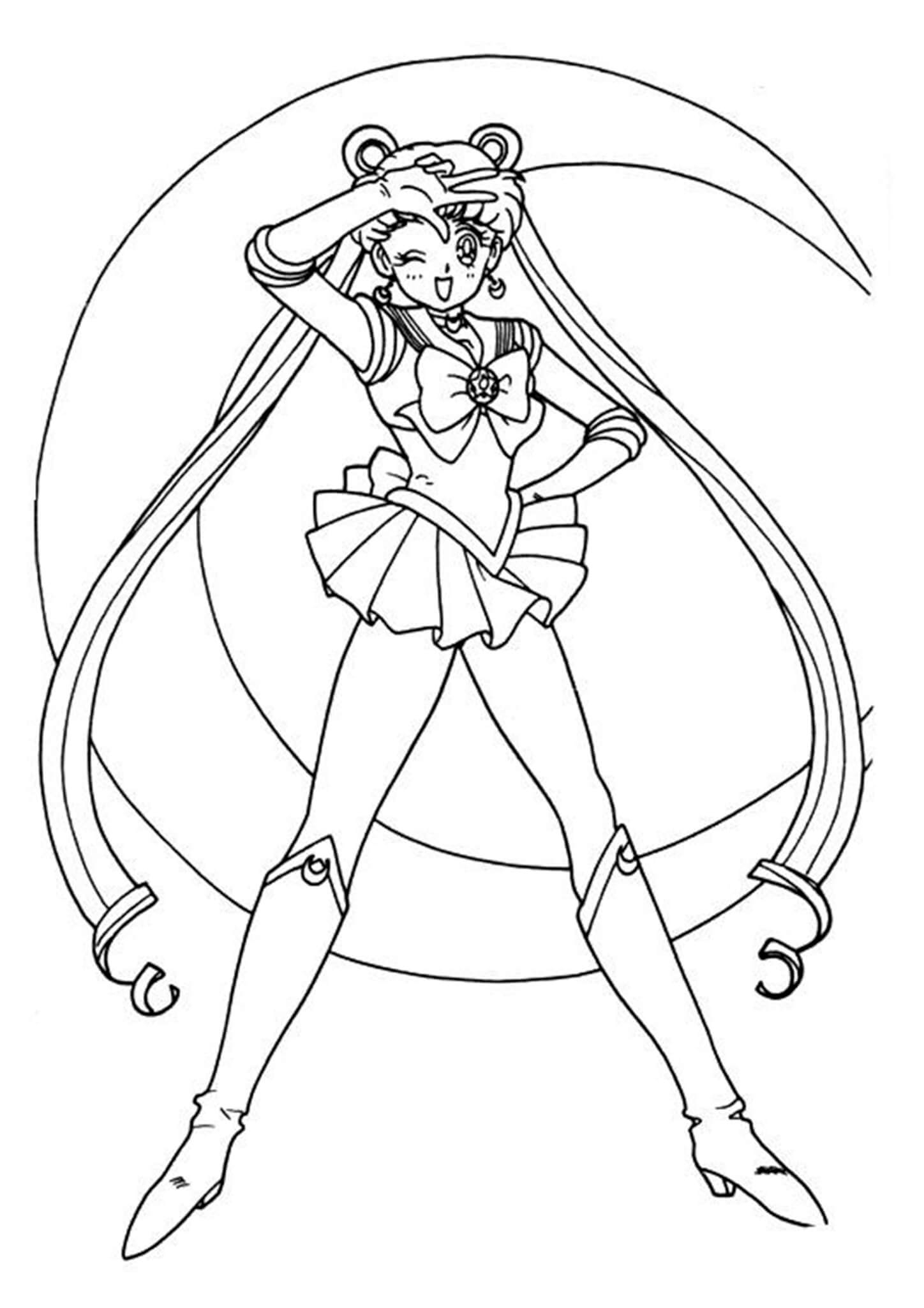 Sailor Moon Coloring Pages Printable