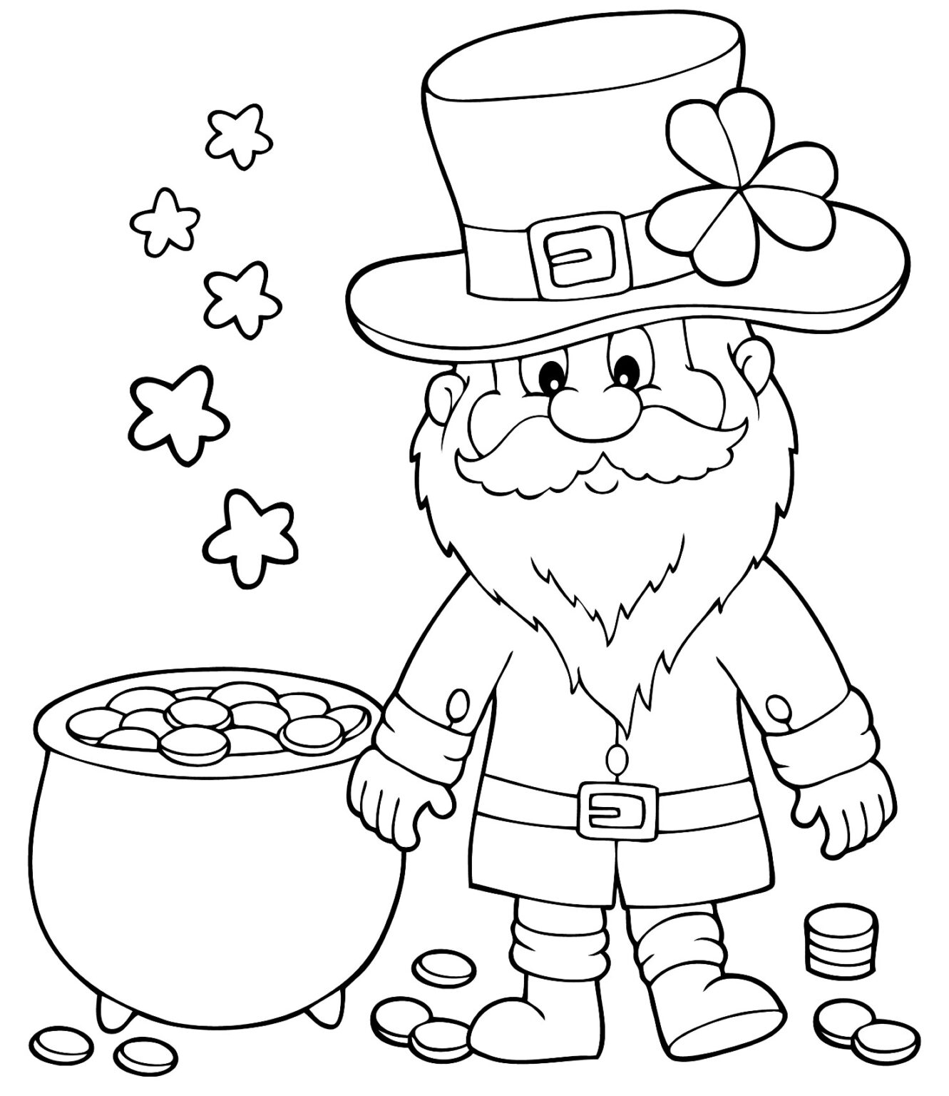 St Patrick's Day Coloring Pages