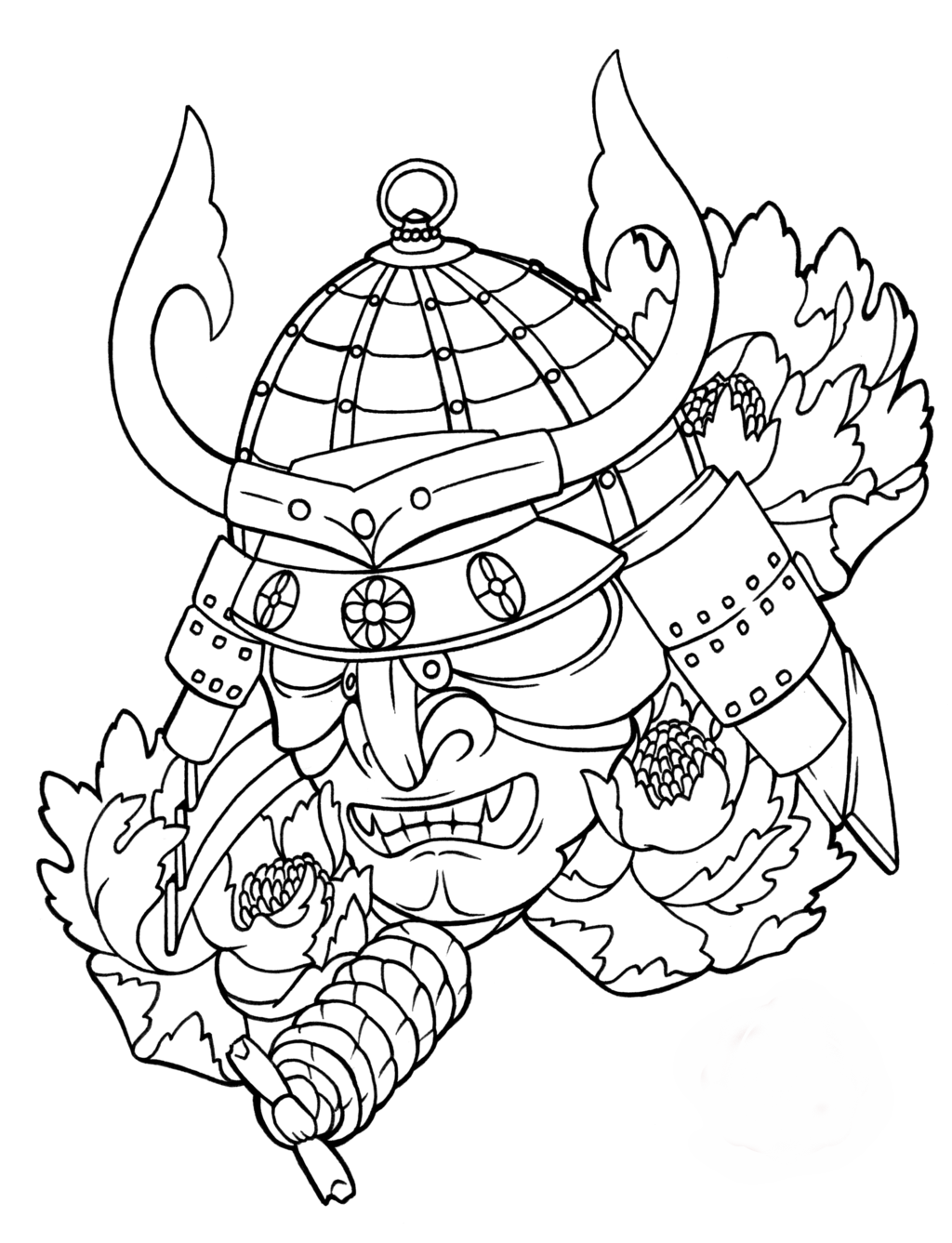 Samurai Coloring Pages