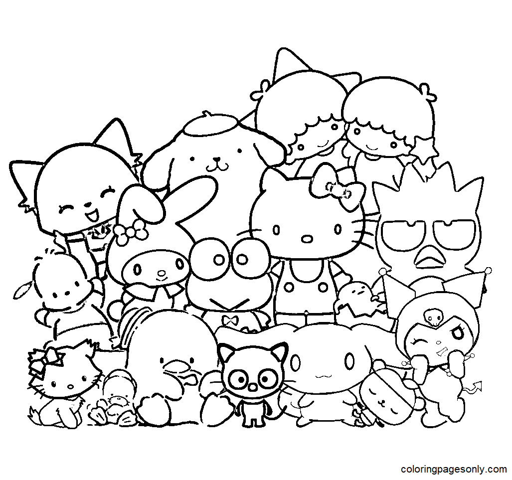 Sanrio Coloring Pages