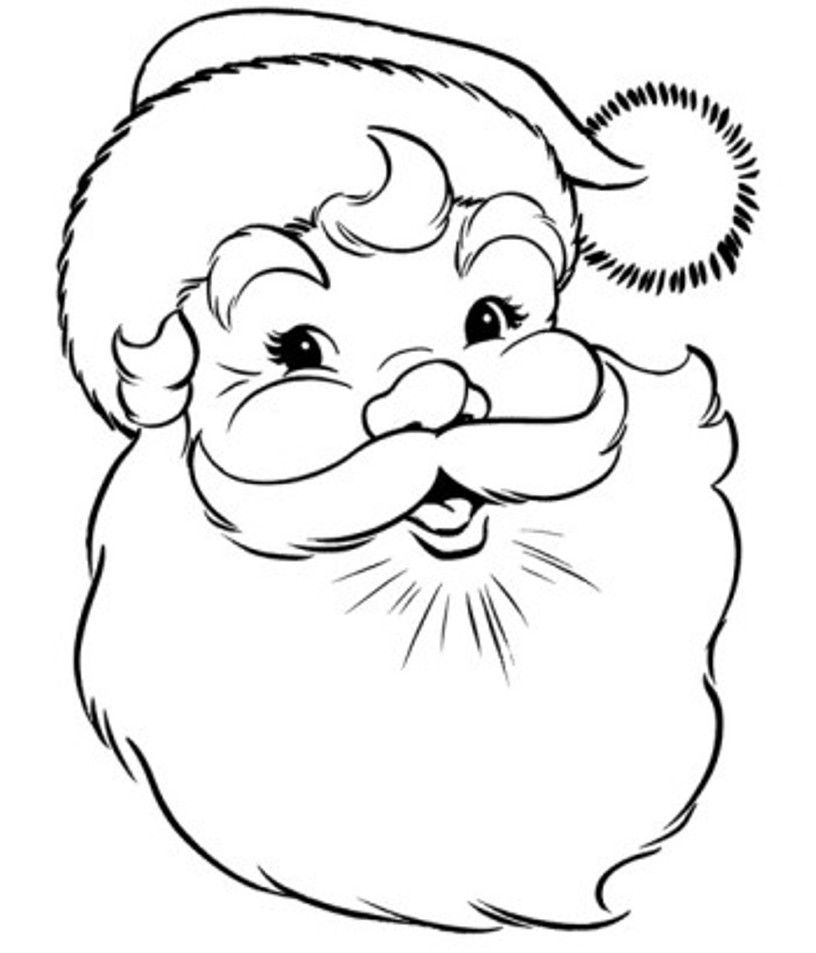 Santa Coloring Page