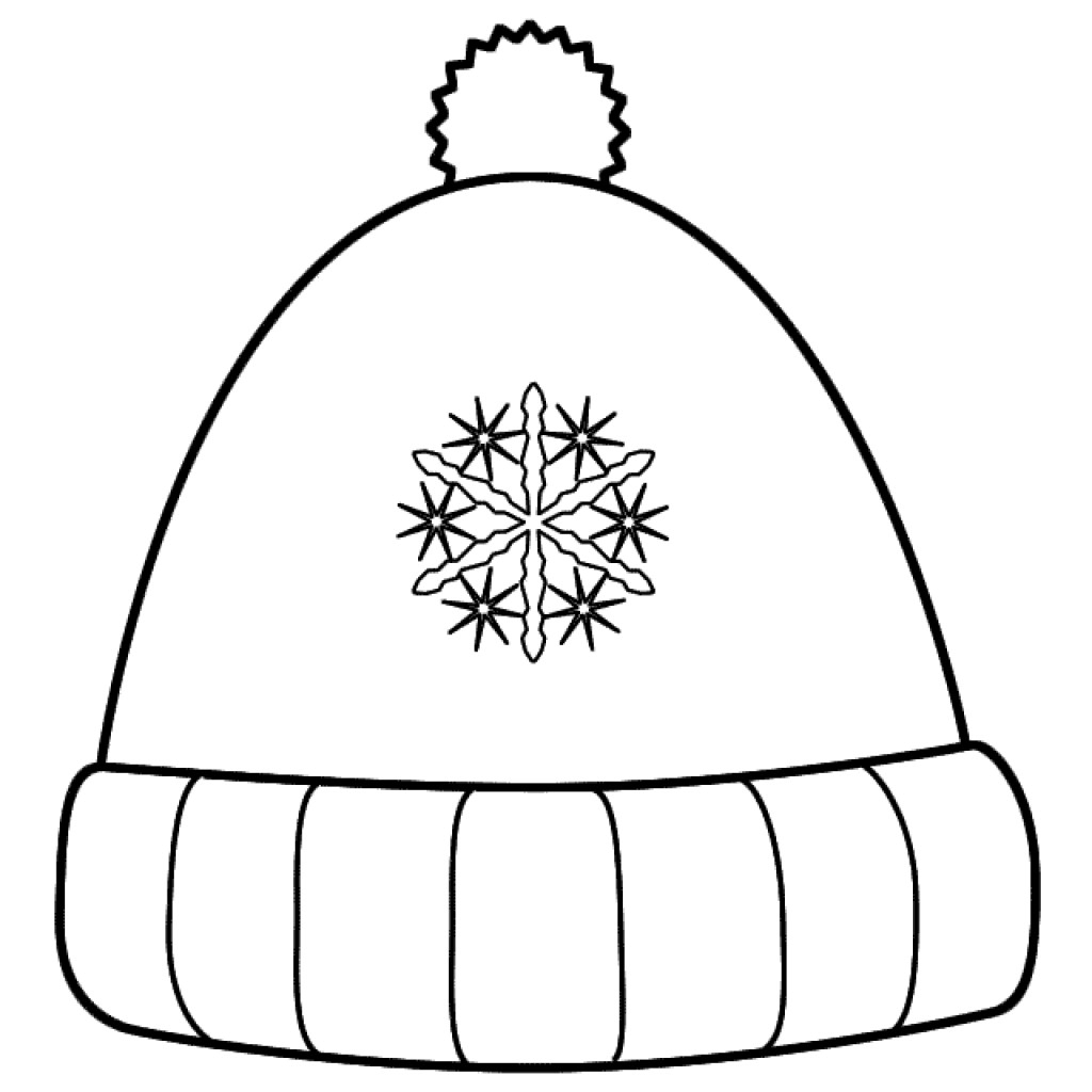 Santa Hat Coloring Page At GetDrawings Free Download