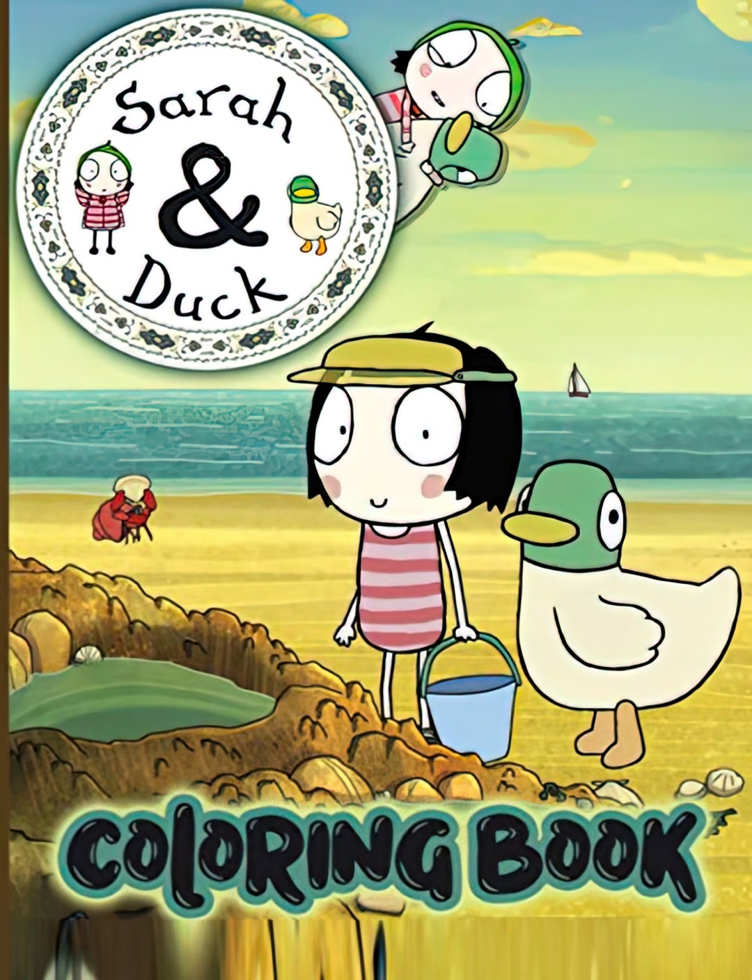 Sarah And Duck Coloring Pages