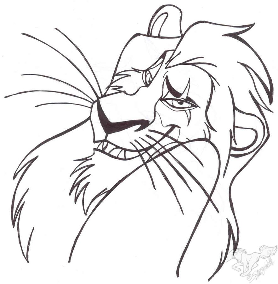 Scar Coloring Page At GetDrawings Free Download