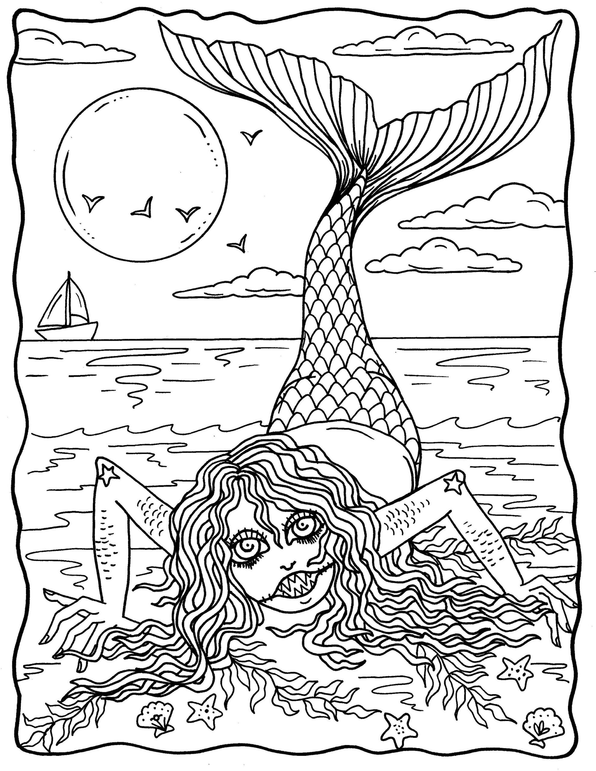 Scary Halloween Coloring Pages Pdf Thiva Hellas