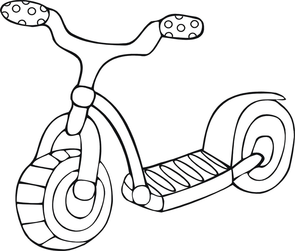 Scooter Coloring Pages At GetDrawings Free Download