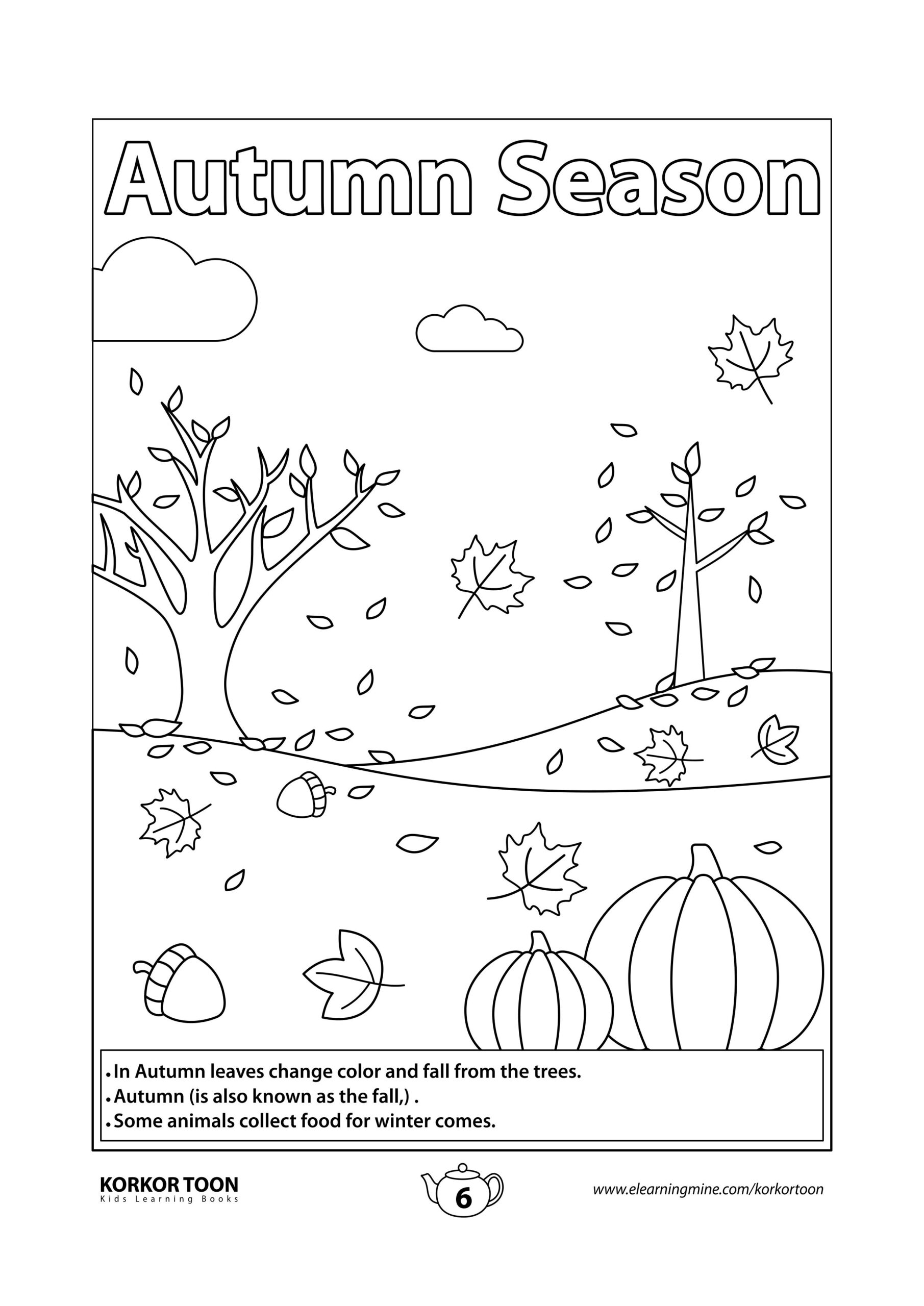 Seasons Coloring Book Artofit