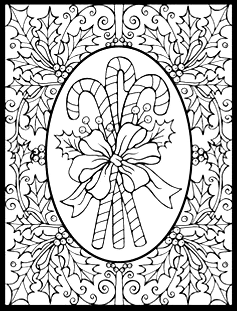 Serendipity Adult Coloring Pages Seasonal Winter Christmas