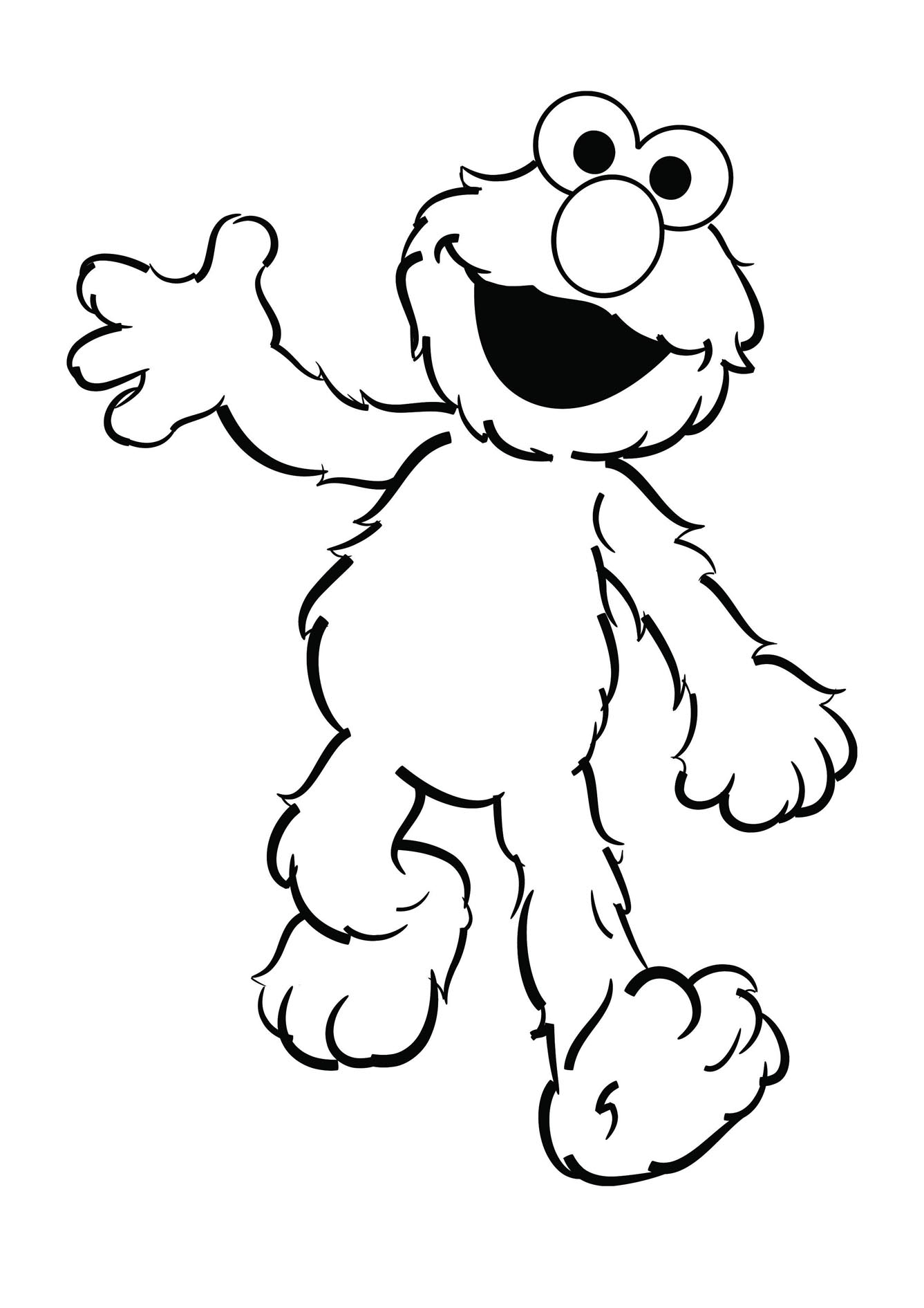Sesame Street Coloring For Kids Sesame Street Coloring Pages For Kids