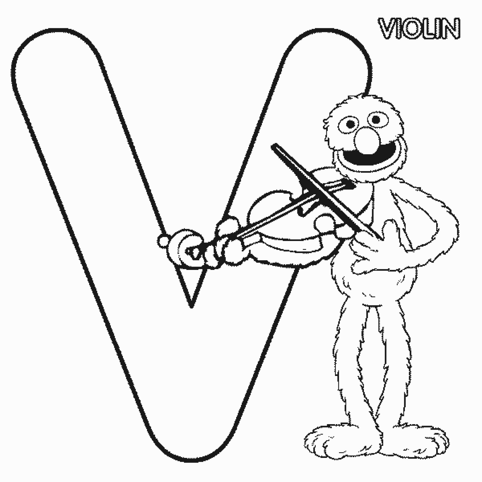 Sesame Street Coloring Pages Alphabet Coloring Home