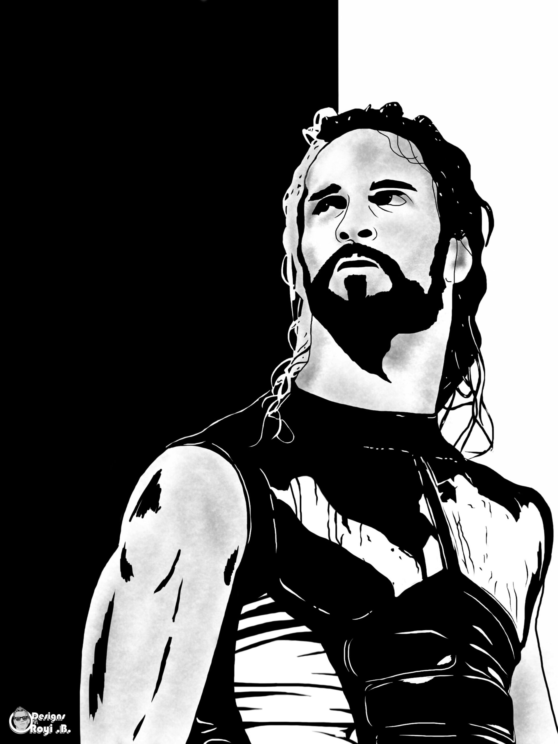 Seth Rollins Coloring Sheets Amanda Gregory S Coloring Pages