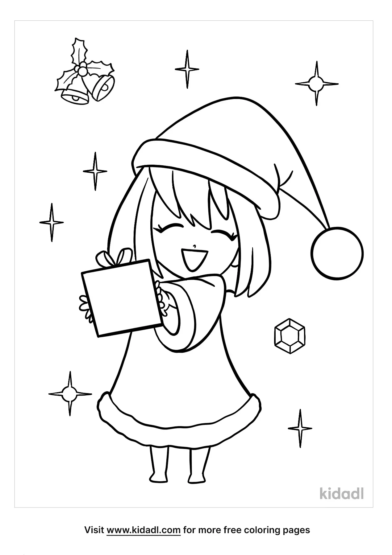 Share 82 Anime Christmas Coloring Pages Super Hot In Duhocakina