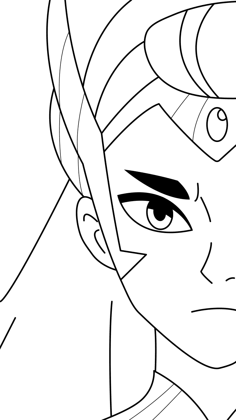 She Ra And The Princess Of Power Printable Coloring Pages To Color And Print Colorpages