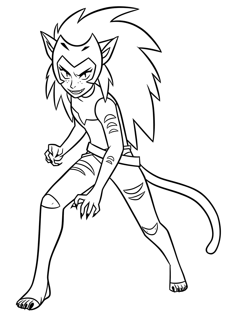 She Ra And The Princess Of Power Printable Coloring Pages To Color And Print Colorpages