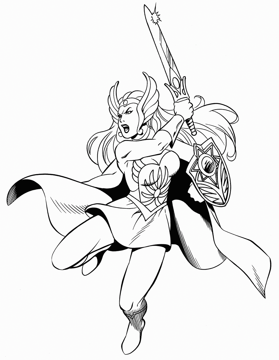 She Ra Coloring Pages Best Coloring Pages For Kids