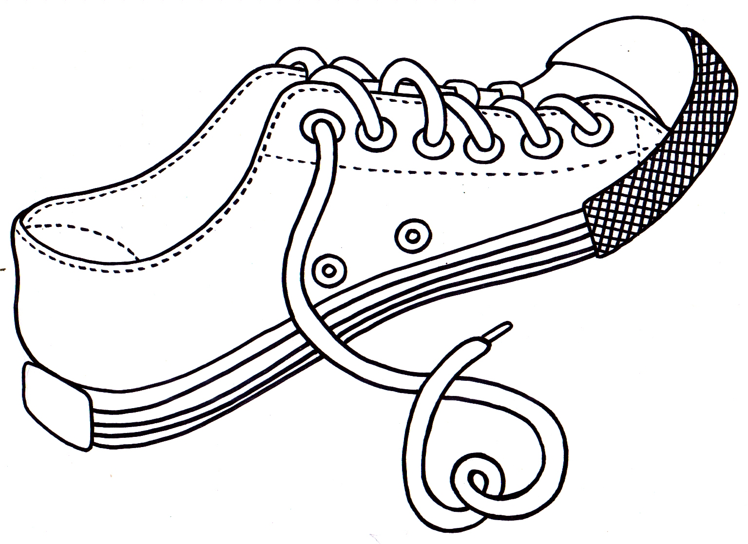 Shoe Coloring Pages To Download And Print For Free