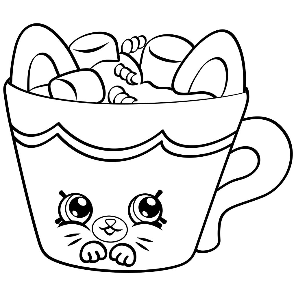 Shopkins Coloring Page