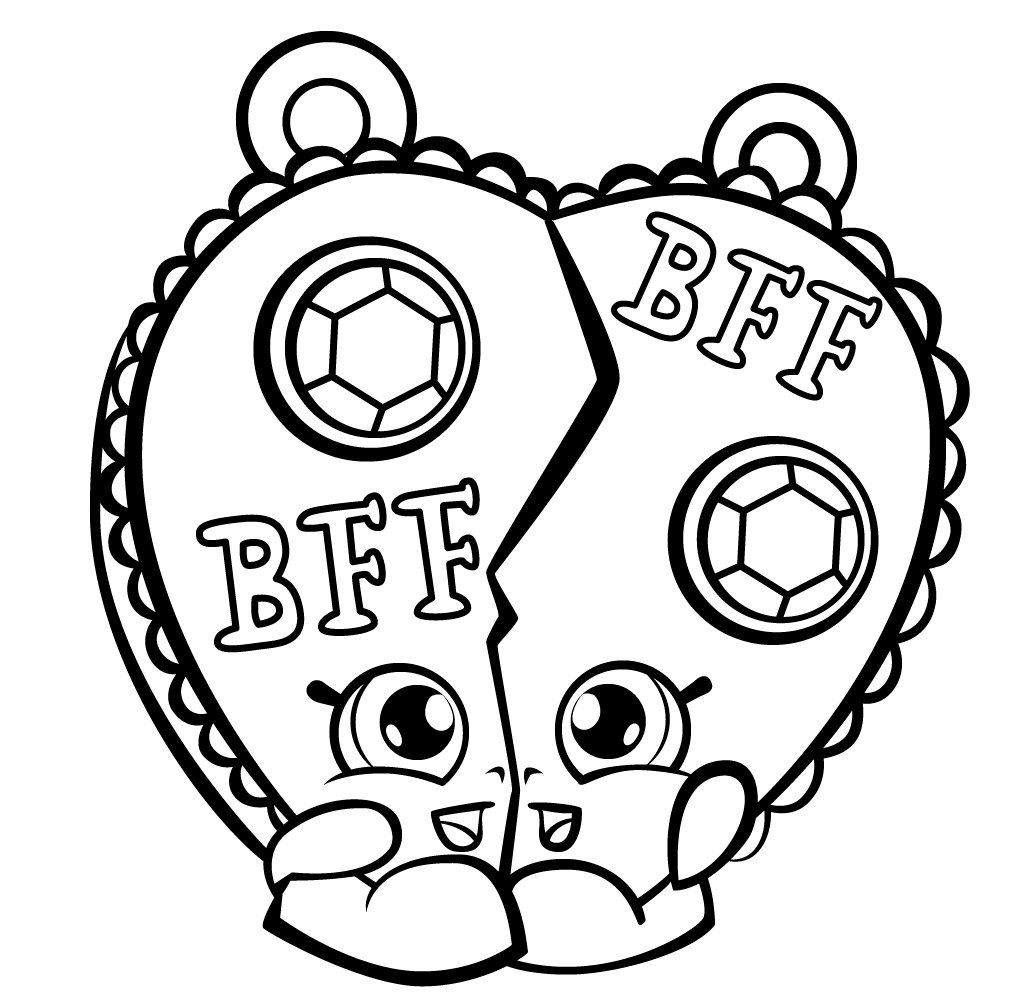 Shopkin Printable Coloring Pages