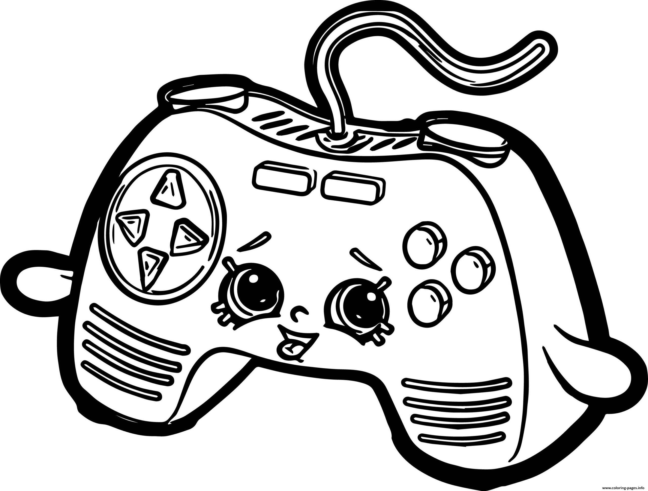 Video Game Coloring Pages