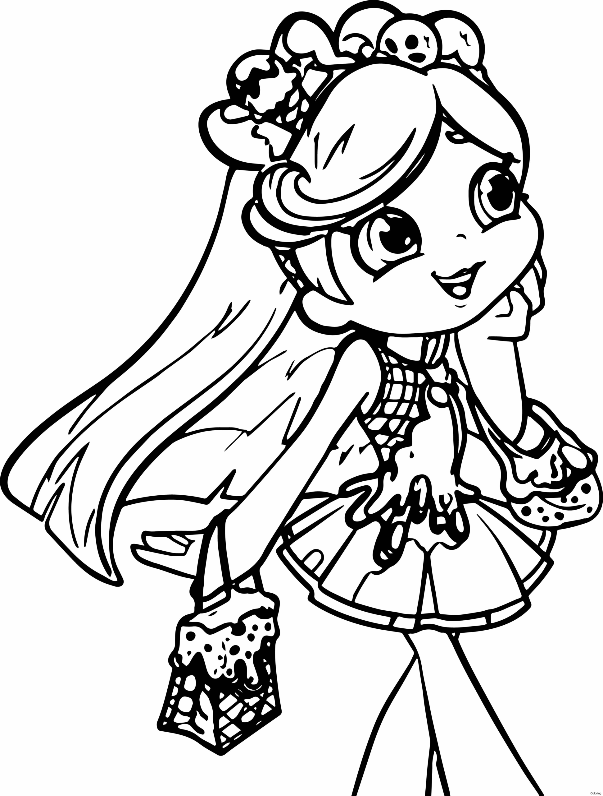 Shoppie Dolls Coloring Pages